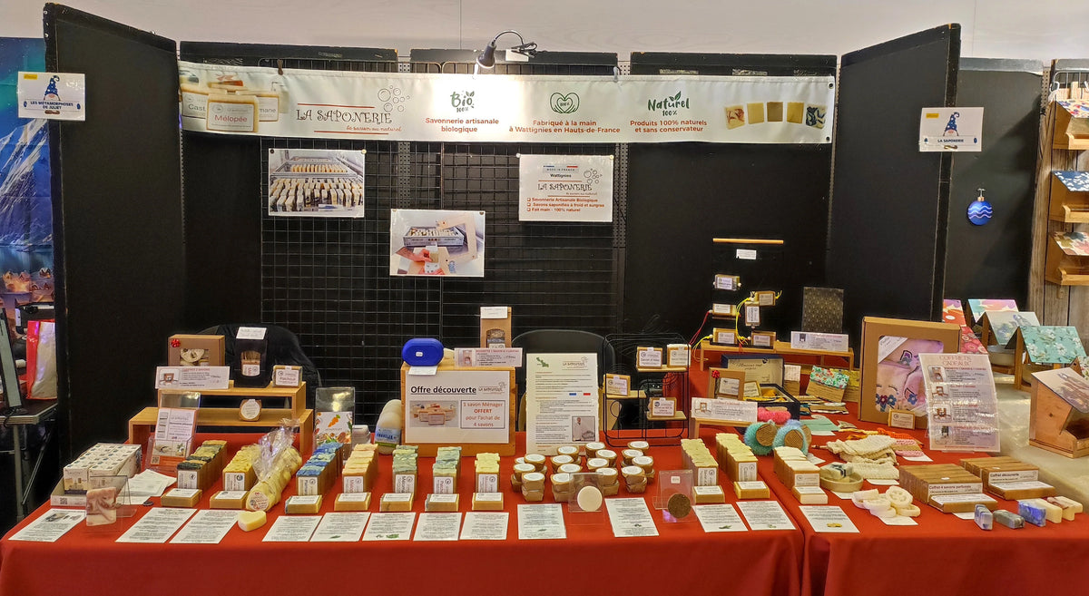 Savon artisanal Moussaillon de La Saponerie, surgras à 6%, naturel et sans parfum.