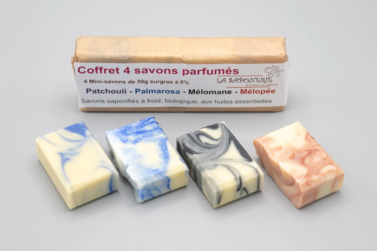 Savon artisanal Moussaillon de La Saponerie, surgras à 6%, naturel et sans parfum.