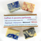 Coffret de 4 mini-savons parfumés La Saponerie, saponifiés à froid et surgras à 6%
